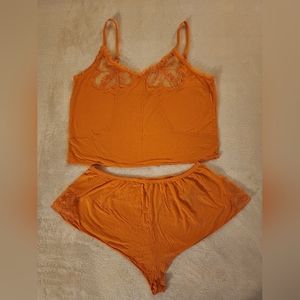 Savage X Fenty Peek Behind the Lace Cami & Short Sleep Set Size XL